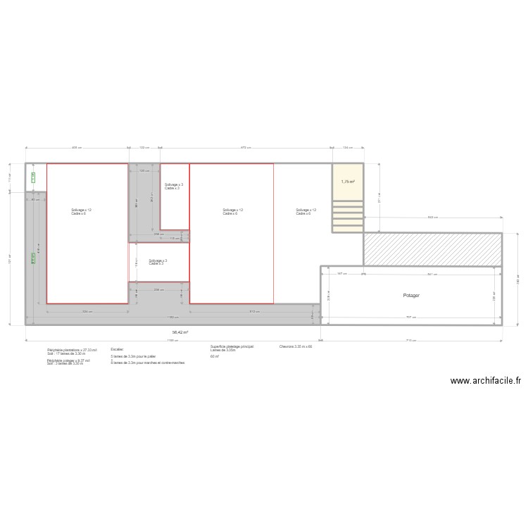 Schmidt Déborah. Plan de 11 pièces et 102 m2