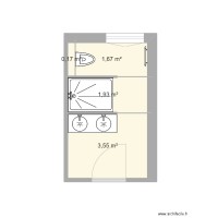 Salle de bain 210 x 360 - Projet 1