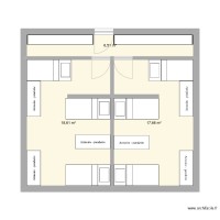 Chambre P002 3par chambres