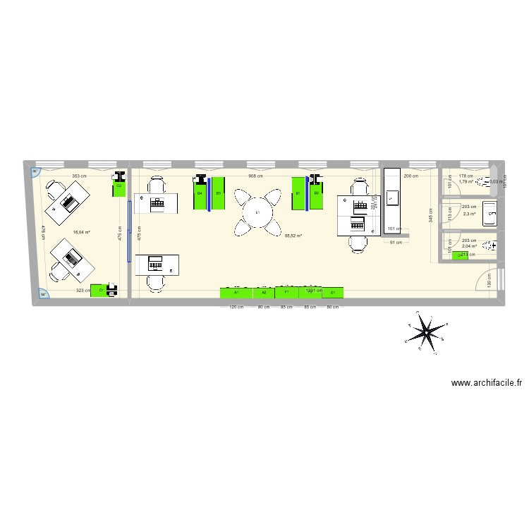 95 St antoine. Plan de 0 pièce et 0 m2