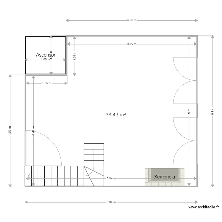 Planta 1 Menjador Actual . Plan de 