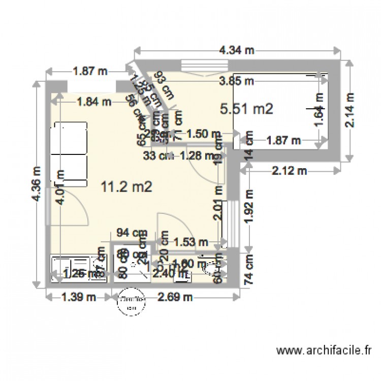 Plan. Plan de 0 pièce et 0 m2