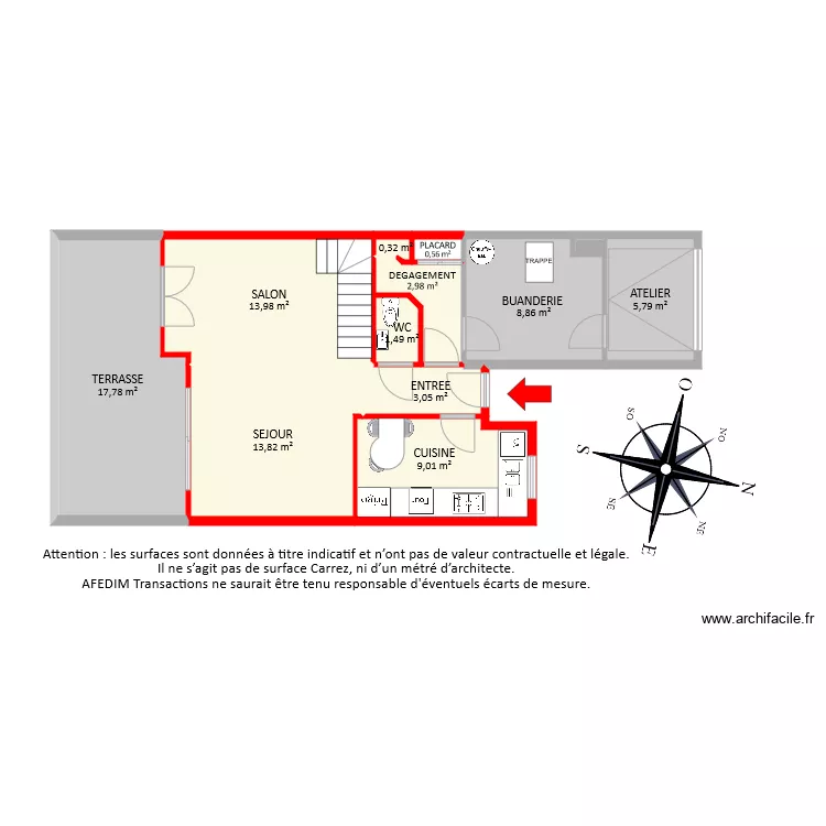 BI 7438 RDC PASCAL. Plan de 