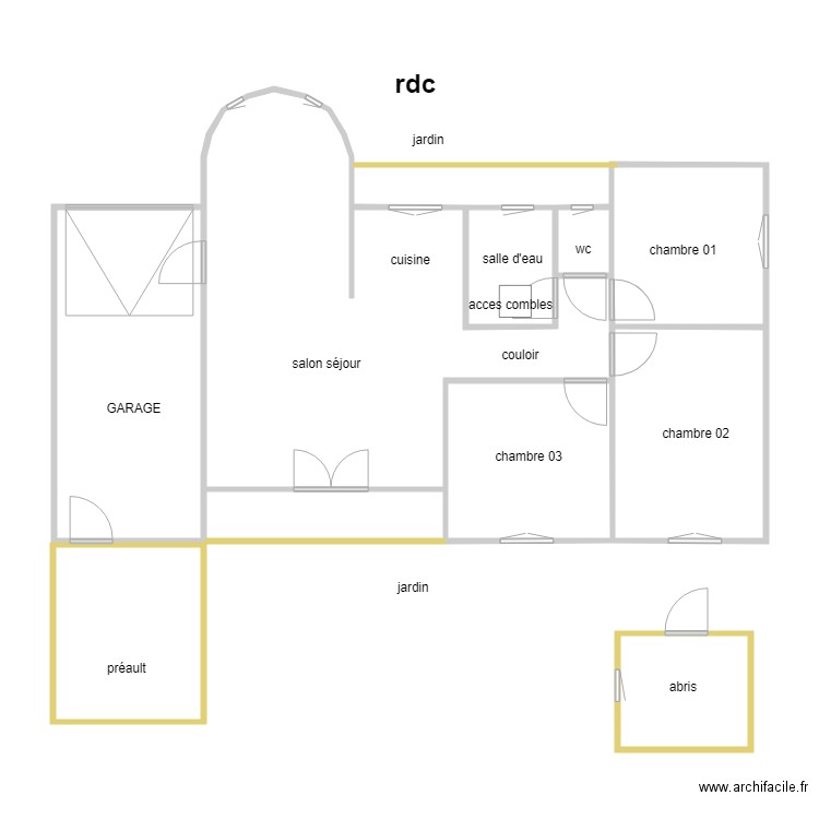 ogereau. Plan de 0 pièce et 0 m2