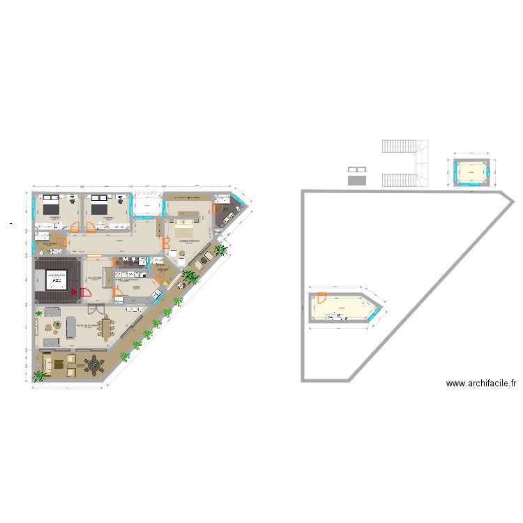 aerop. Plan de 0 pièce et 0 m2