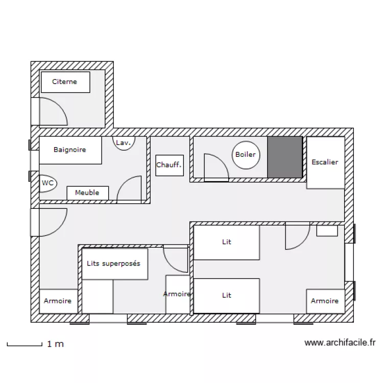 Chalet rez. Plan de Chalet rez. Plan de