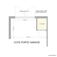 Porte garage cenon