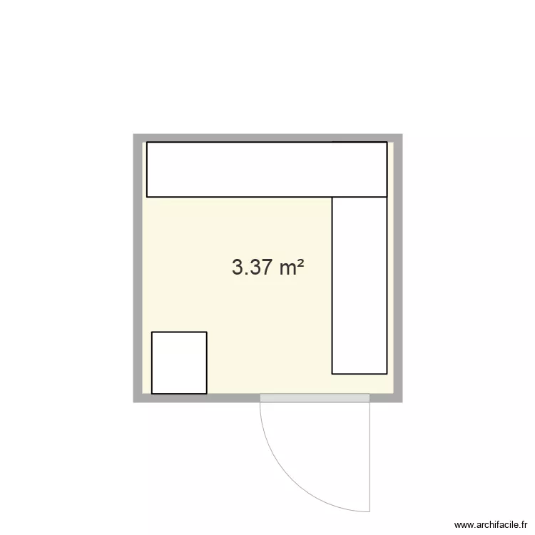 Chambre froide 2. Plan de 