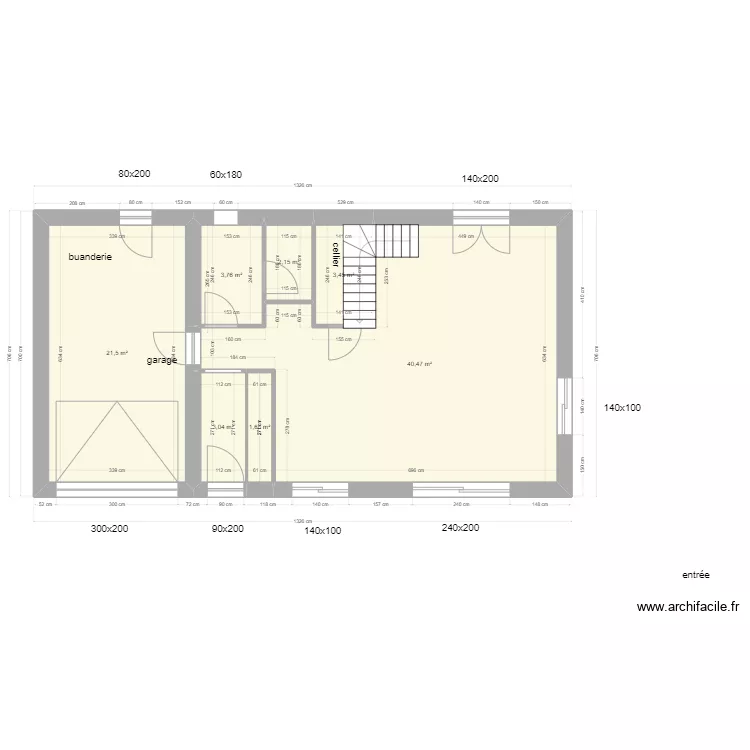 casa trets rdc v6 placo. Plan de casa trets rdc v6 placo. Plan de