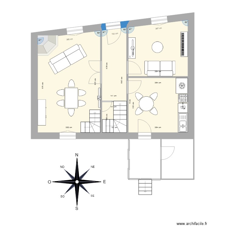 MONMOUTON. Plan de 0 pièce et 0 m2