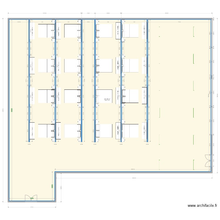 plan Mourat. Plan de 0 pièce et 0 m2