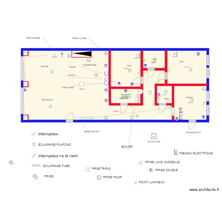 PRESLES. Plan de 0 pièce et 0 m2