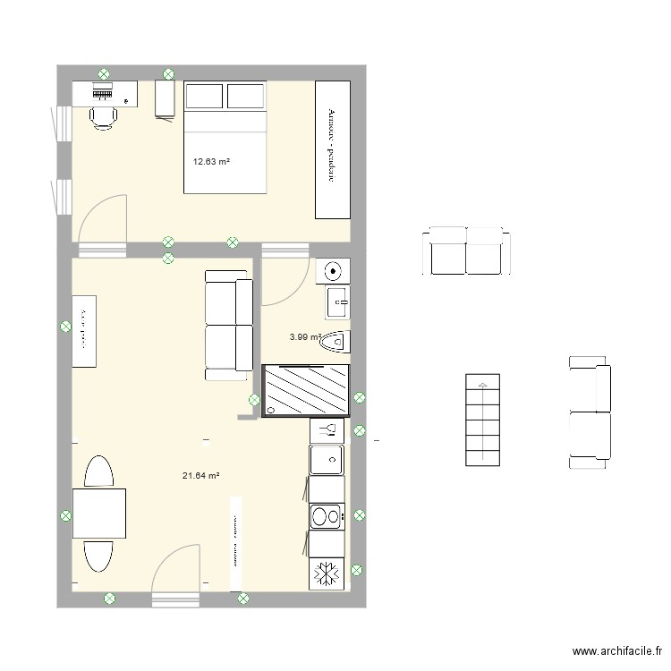 estudio2. Plan de 0 pièce et 0 m2