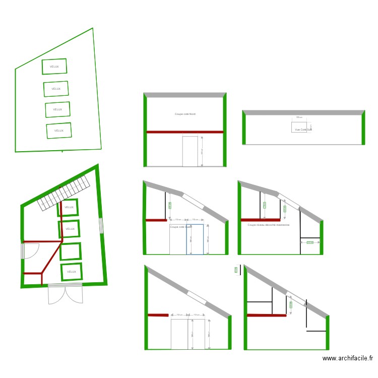 Ecurie. Plan de 0 pièce et 0 m2