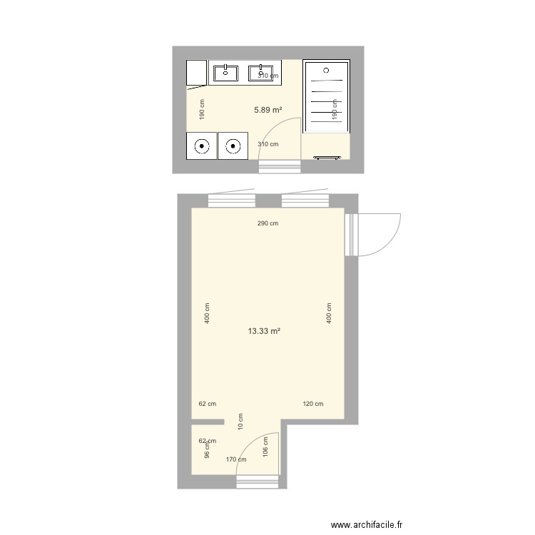 Appart Mamina. Plan de 0 pièce et 0 m2