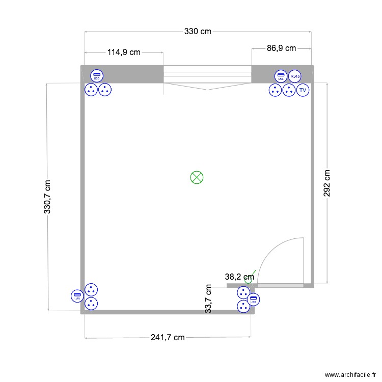 Chambre 2. Plan de 0 pièce et 0 m2