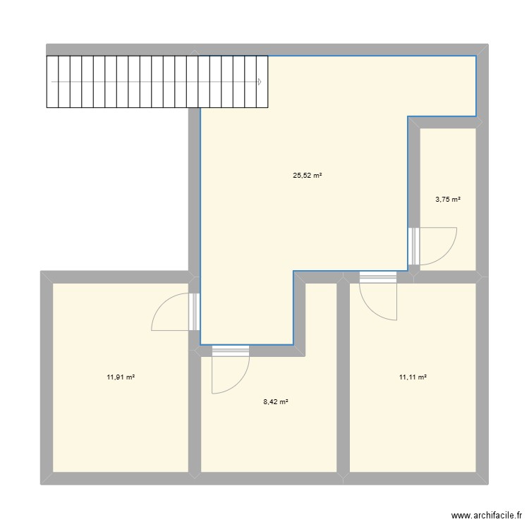 bureau. Plan de 0 pièce et 0 m2