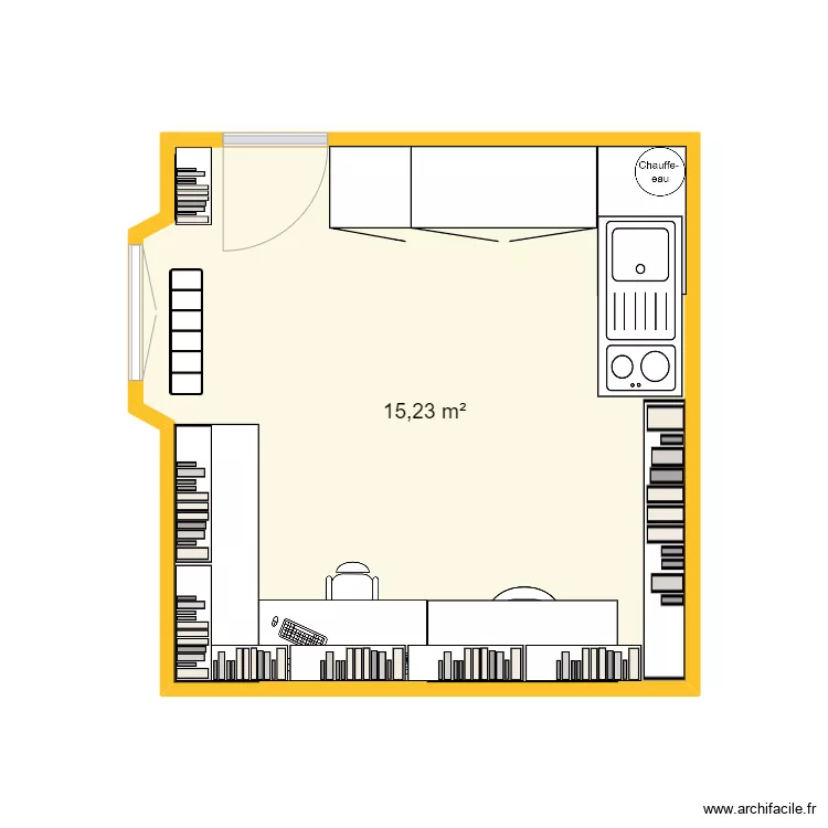 JARDIN PUB APRES. Plan de 
