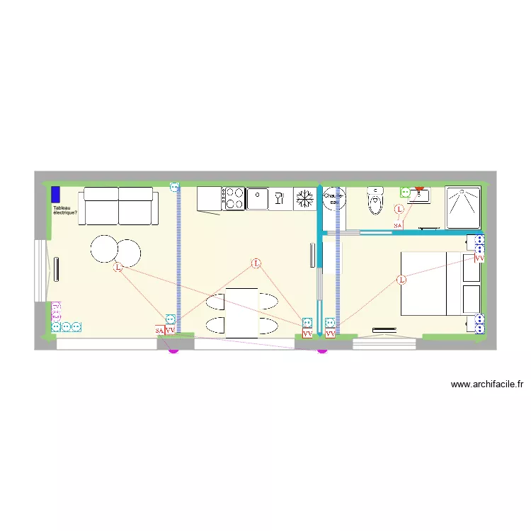 Dépendance Plan électrique. Plan de Dépendance Plan électrique. Plan de