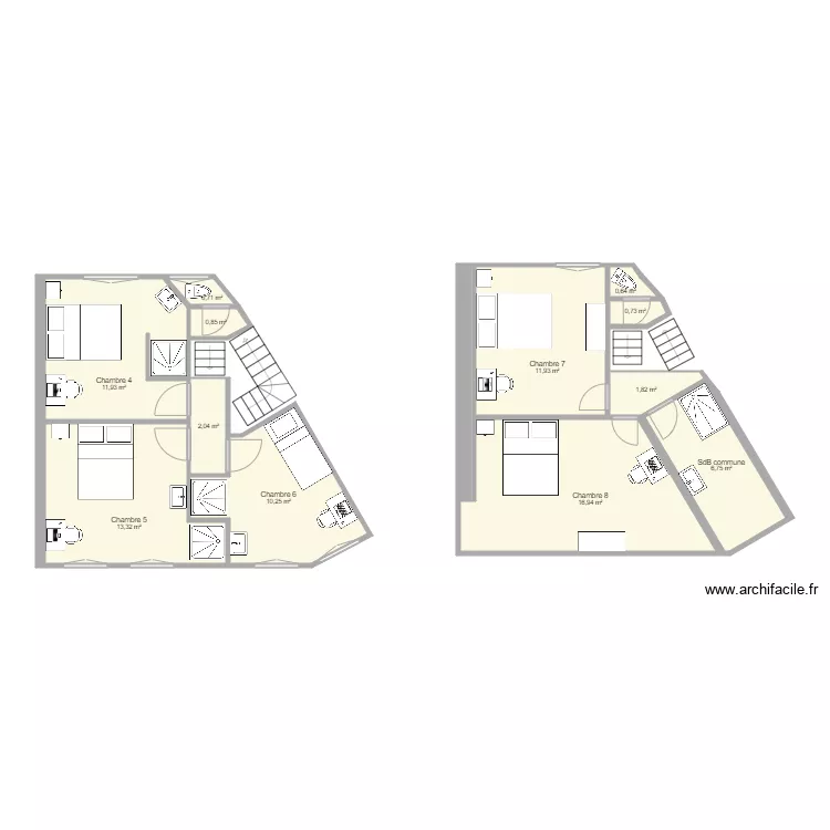 2ere etage Fontaine vColoc. Plan de 2ere etage Fontaine vColoc. Plan de