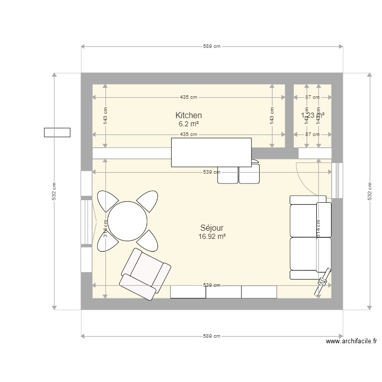 Home I Séjour. Plan de 0 pièce et 0 m2