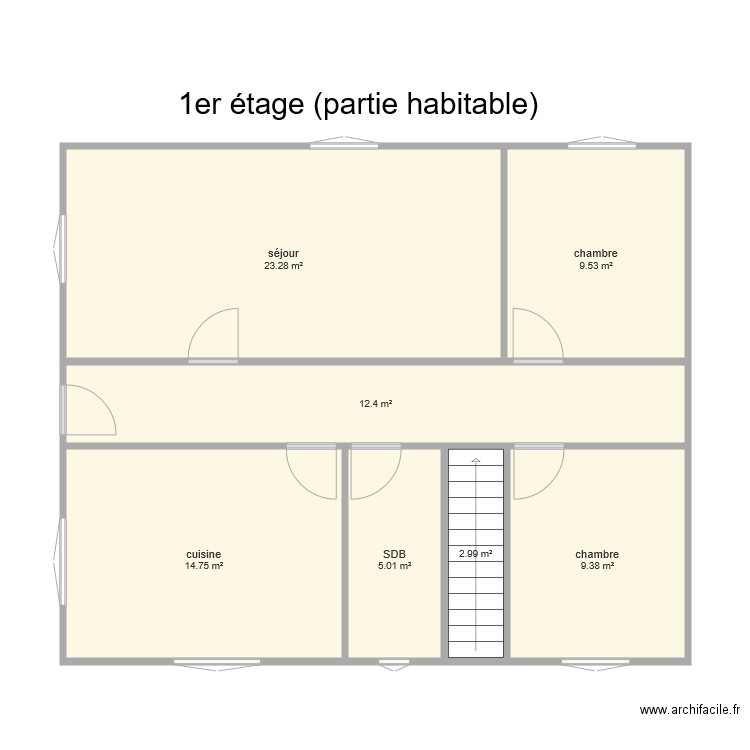 VERCHERE BOEN. Plan de 0 pièce et 0 m2