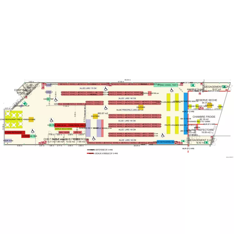 LE MARCHE GRIGNY V6 FINAL. Plan de 