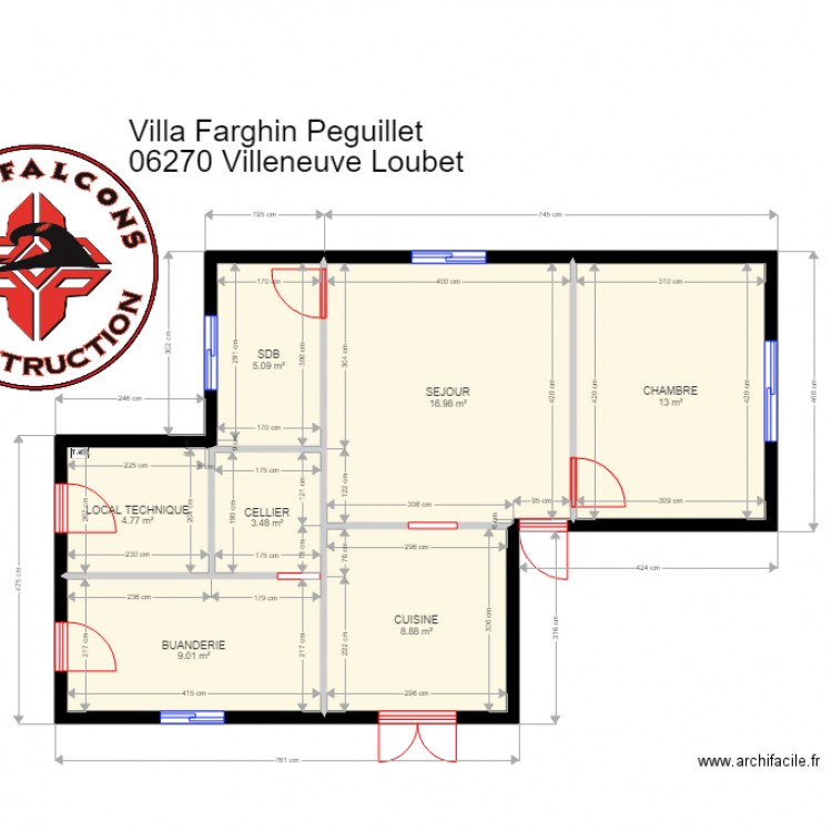 PEGUILLET. Plan de 0 pièce et 0 m2