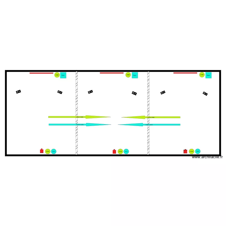 Fixe Crowne Plaza. Plan de 