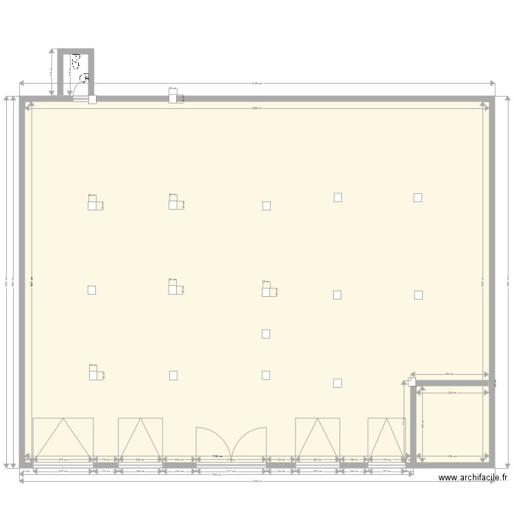 Plan showroom Grombalia 1. Plan de 0 pièce et 0 m2