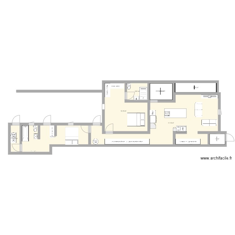 maison véto renové . Plan de 0 pièce et 0 m2