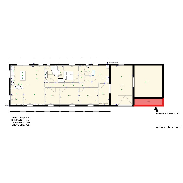 Maison electricit. Plan de 0 pièce et 0 m2