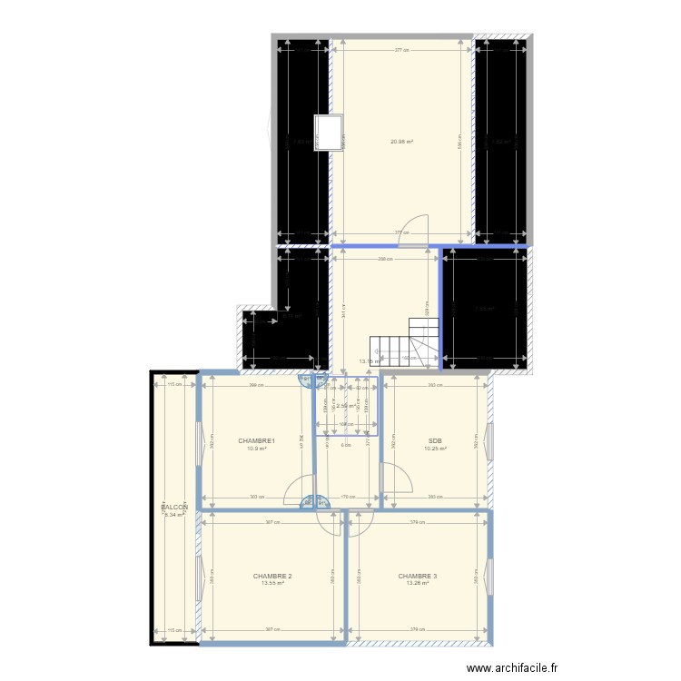 ST SEVER. Plan de 0 pièce et 0 m2