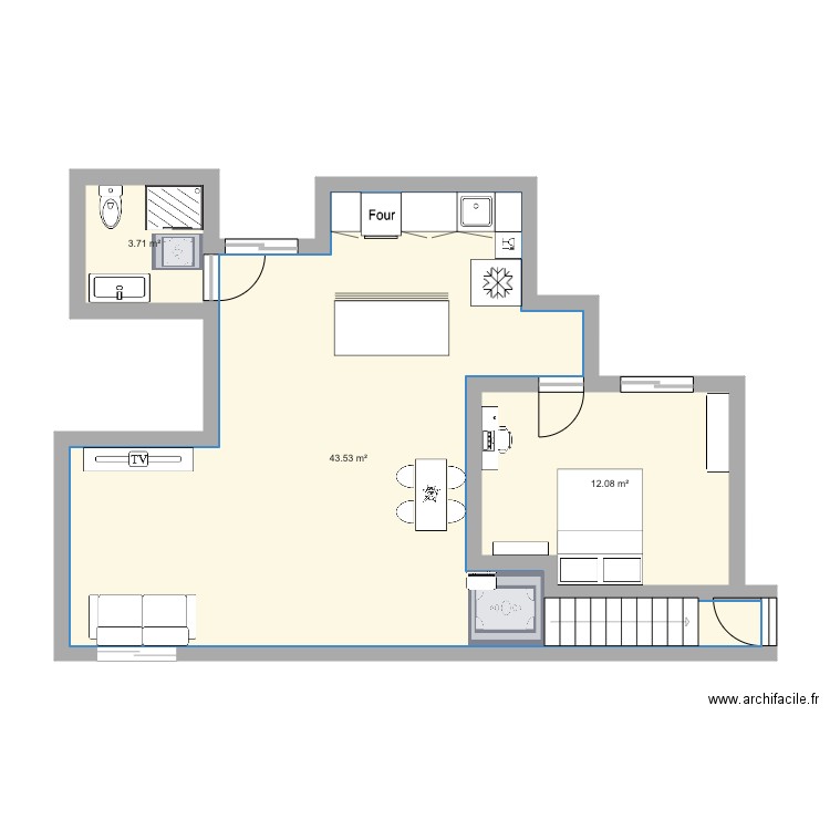 Plan aménagement 1. Plan de 0 pièce et 0 m2