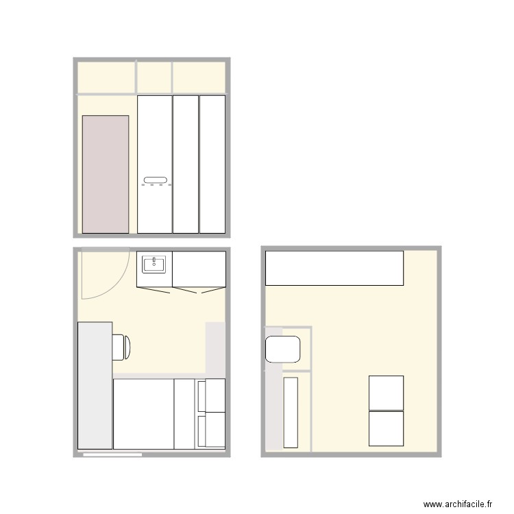 chambre 4 étage 1. Plan de 0 pièce et 0 m2