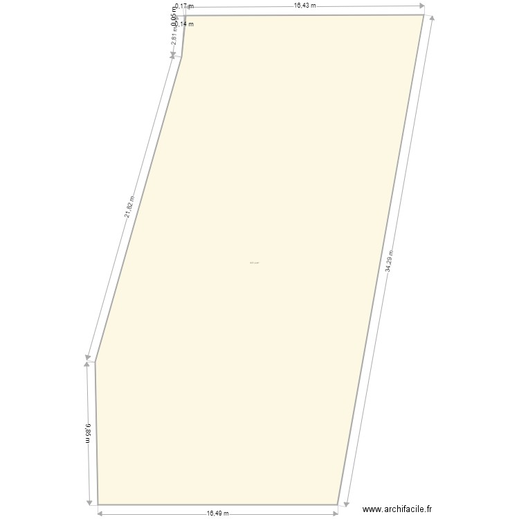 CLUNY NEW. Plan de 1 pièce et 577 m2