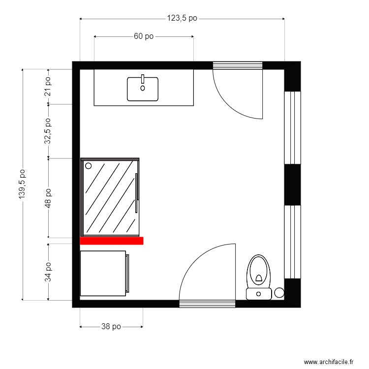 JF Gagnon. Plan de 0 pièce et 0 m2