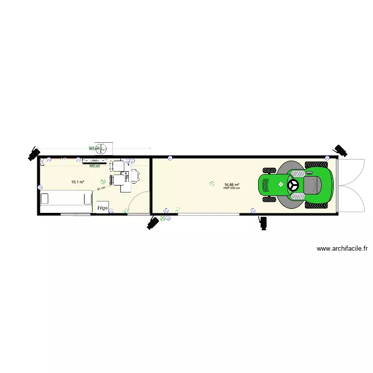 container 40. Plan de 