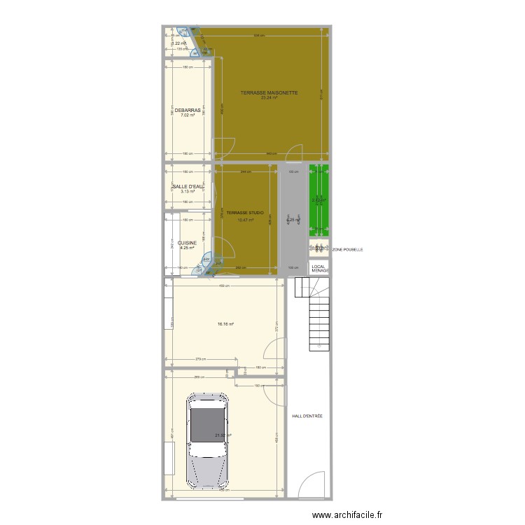 saint léonard RDC. Plan de 0 pièce et 0 m2