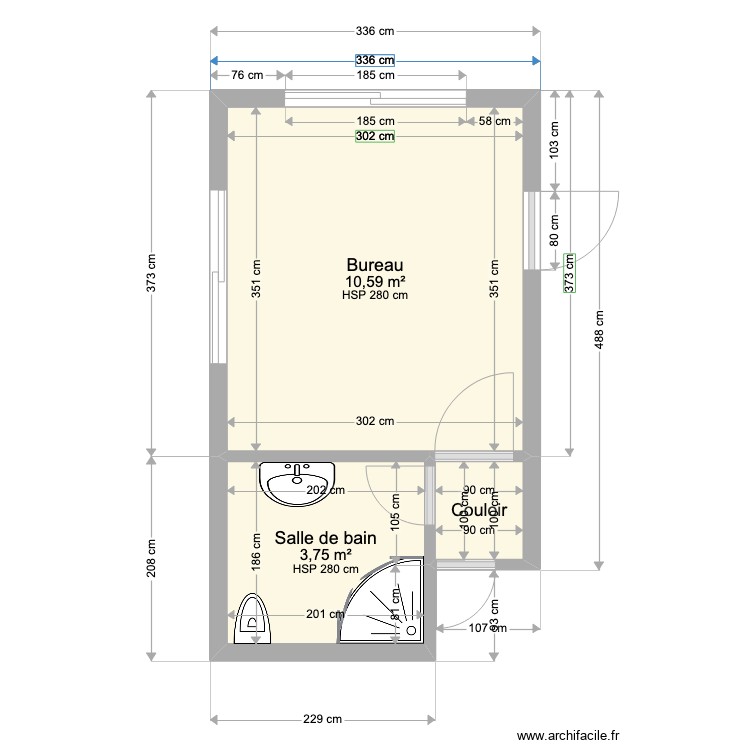 Institut. Plan de 0 pièce et 0 m2