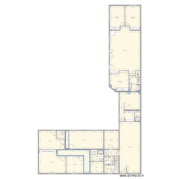 projet amilly. Plan de 0 pièce et 0 m2