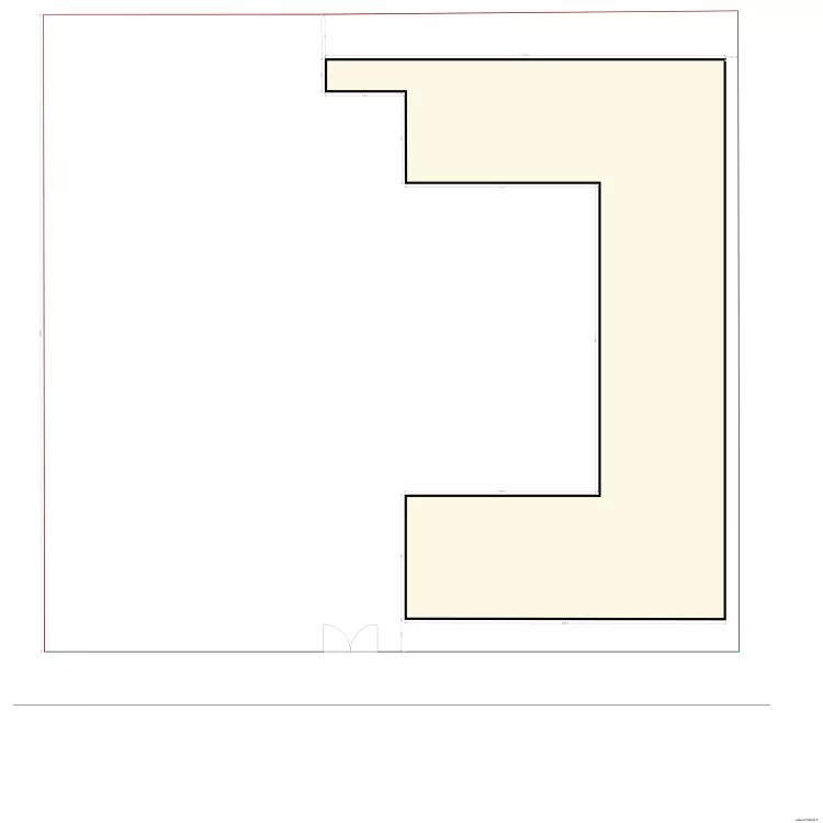 implantation sur terrain. Plan de implantation sur terrain. Plan de