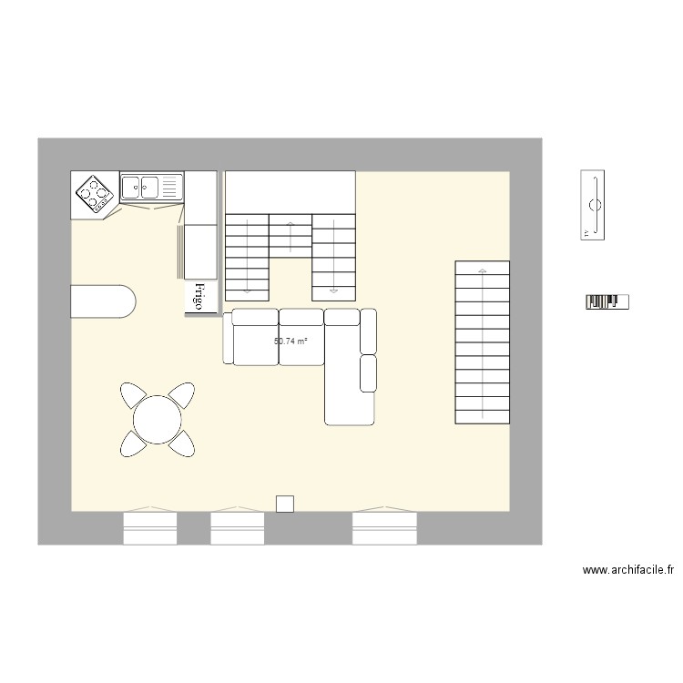 PLan Gato 3. Plan de 0 pièce et 0 m2