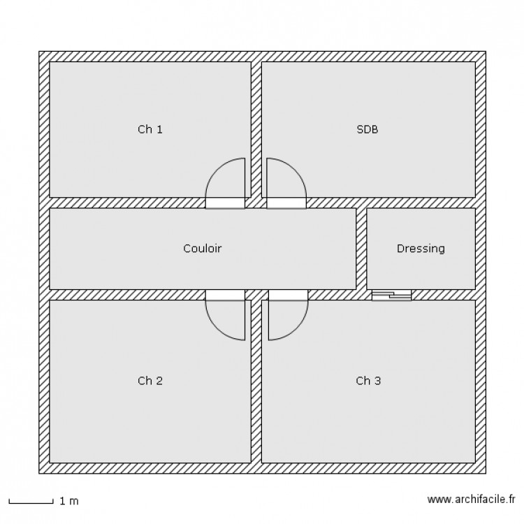 Belloy 1ère étage. Plan de 0 pièce et 0 m2