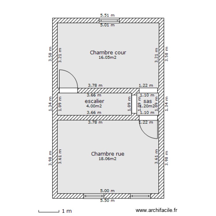 etage ancien. Plan de 0 pièce et 0 m2
