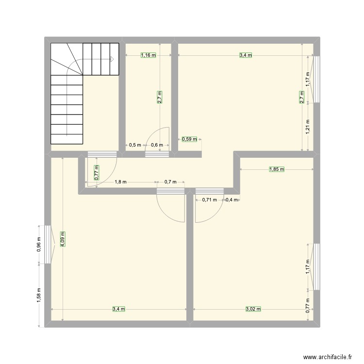 PORT DE PILES 1er etage. Plan de 0 pièce et 0 m2