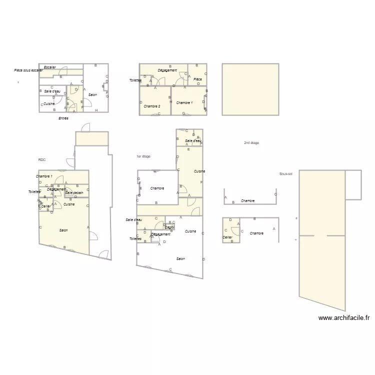 Croquis_GUIONVALE_plomb. Plan de 