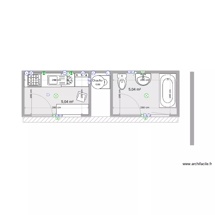 Chantier 2021. Plan de 