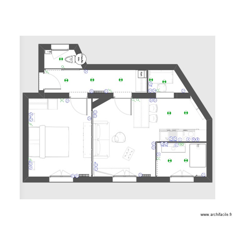 Plan VOLTAIRE . Plan de 0 pièce et 0 m2