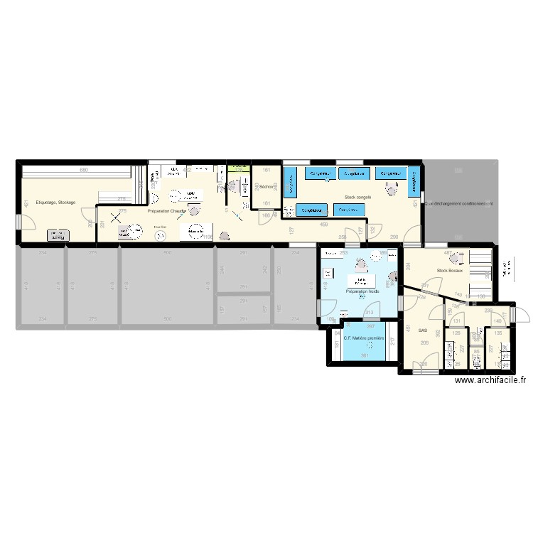 Ferme Cerf Cons 001 + Matos. Plan de 19 pièces et 228 m2